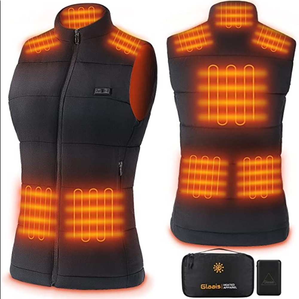 Glaais women’s heated vest NWT
